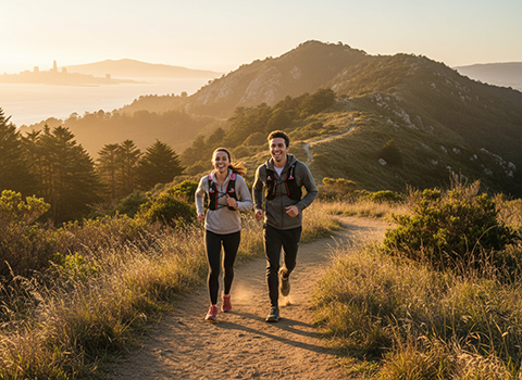 Mount Tamalpais State Park trail